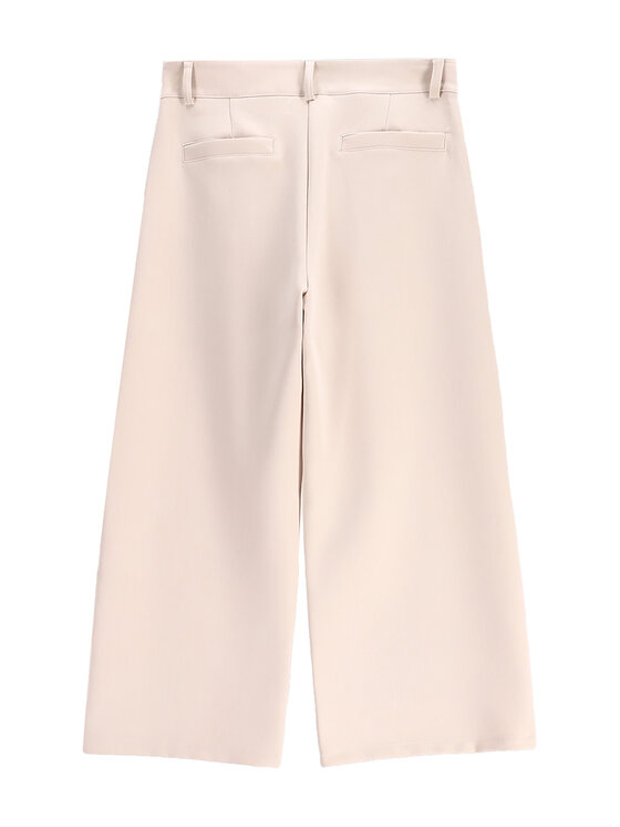Coccodrillo Coccodrillo Riidest püksid WC5119101EJG Beež Wide Leg