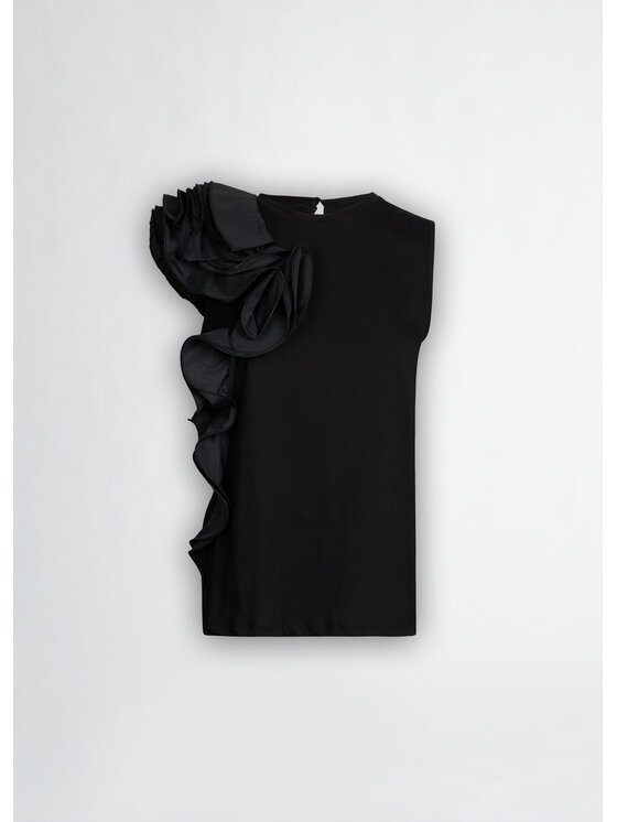 Liu Jo Liu Jo T-shirt CA5005J630822222 Nero Regular Fit
