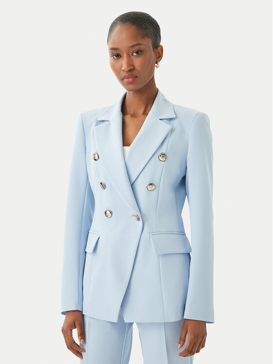 Maryley Maryley Giacca da abito 26EB139/43MA Azzurro chiaro Regular Fit