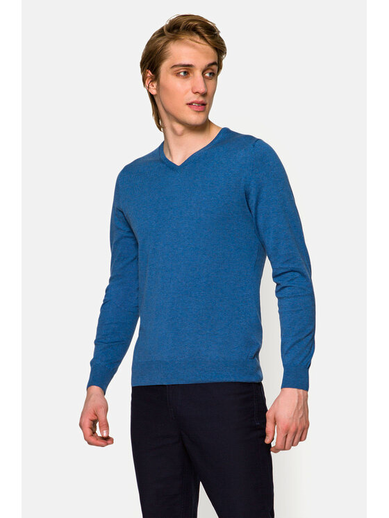 Lancerto Lancerto Sweter Robin Niebieski Regular Fit