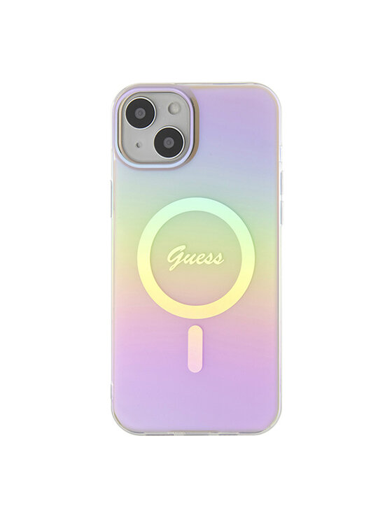 Guess Guess Etui na telefon iPhone 15 Różowy