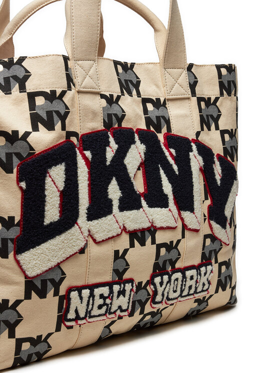 DKNY DKNY Torebka Heart Of Ny Large Tote R41AYF01 Beżowy