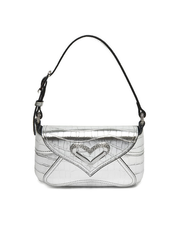PINKO PINKO Borsetta 520 Shoulder Baby Fl AI 24-25 PLTT 103764 A1W5 Argento