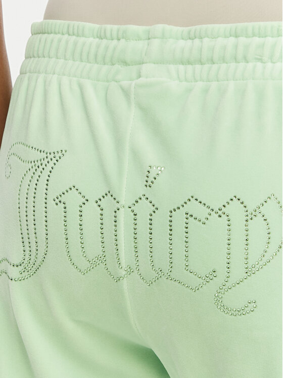 Juicy Couture Juicy Couture Долнище анцуг Tina JCWBJ126327 Зелен Straight Leg