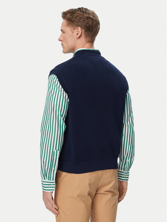 Tommy Hilfiger Tommy Hilfiger Megztinis MW0MW43244 Tamsiai mėlyna Regular Fit