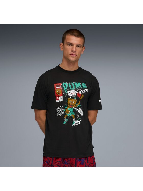 Puma Puma T-Shirt 692262 Czarny Regular Fit