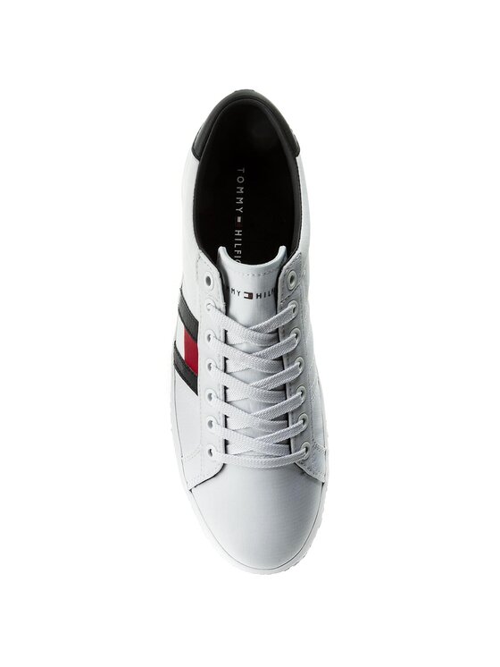Tommy Hilfiger Tommy Hilfiger Tenniskingad Essential Flag Detail Sneaker FM0FM01535 Valge