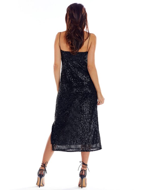 Awama Awama Abito da sera A352 Nero Basic Fit