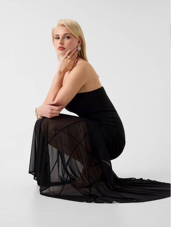 Marciano Guess Marciano Guess Vakarinė suknelė G6GK55 Z0664 Juoda Regular Fit