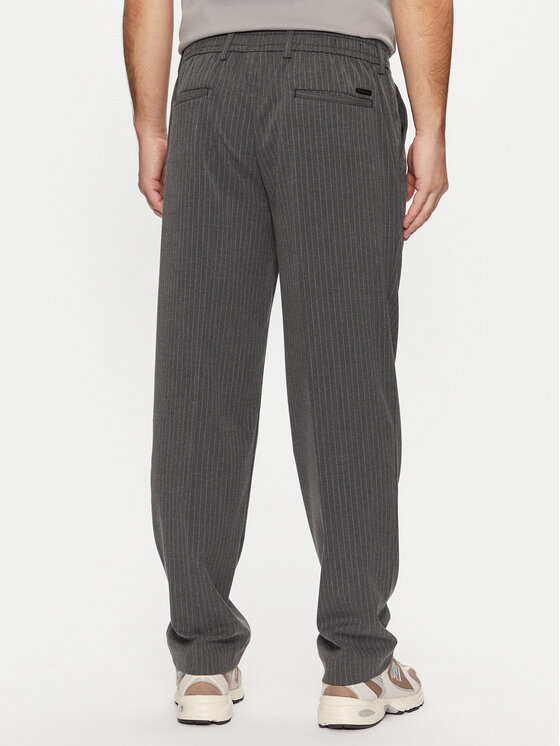 Jack&Jones Jack&Jones Pantaloni di tessuto Karl 12267059 Grigio Loose Fit