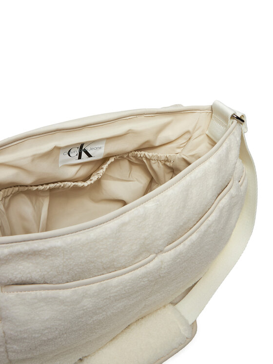 Calvin Klein Jeans Calvin Klein Jeans Torba za prematanje beba Teddy Messenger IU0IU00660 Écru