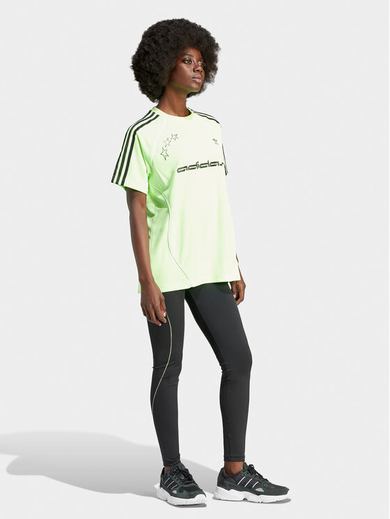 adidas adidas Legginsy Graphic IT9700 Czarny Slim Fit