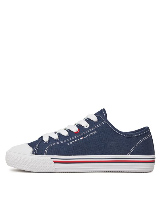Tommy Hilfiger Tommy Hilfiger Tornacipő Low Cut Lace Up Sneaker T3X9-33324-0890 S Sötétkék