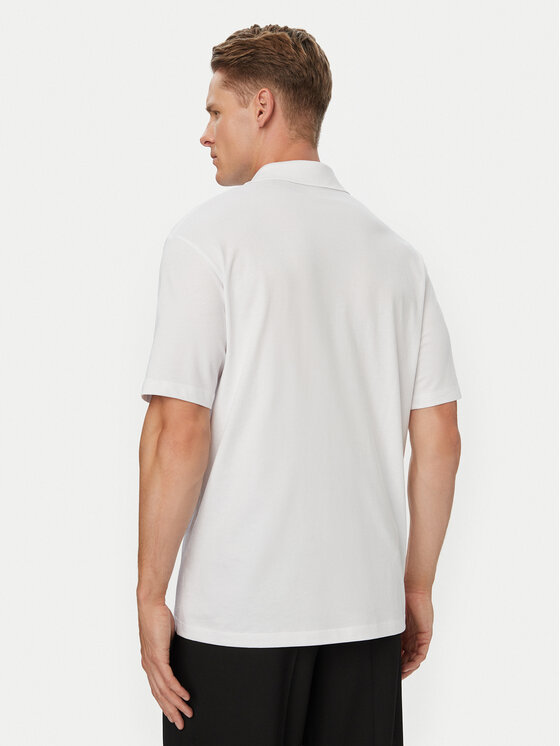 KARL LAGERFELD KARL LAGERFELD Polokošeľa 745127 561225 Biela Regular Fit