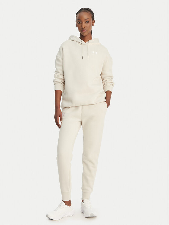 Under Armour Under Armour Donji dio trenerke UA Icon Fleece 6001537 Bež Slim Fit