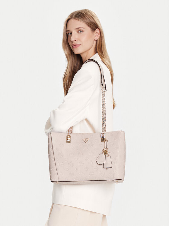 Guess Geantă Tisha HWPD77 64230 Bej