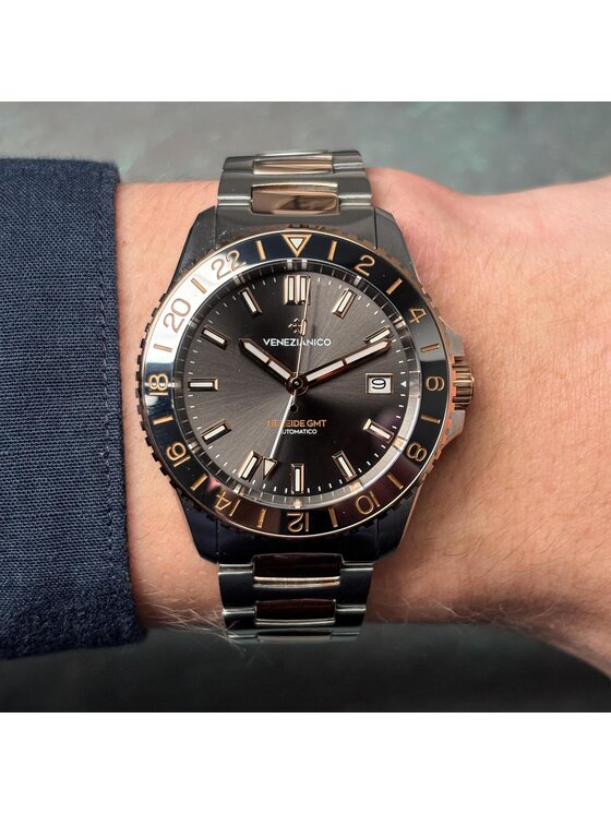 Venezianico Venezianico Zegarek 3521510 Różowe złoto