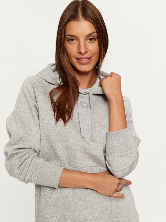 Under Armour Under Armour Jopa Ua Rival Fleece Hoodie 1379500 Siva Loose Fit