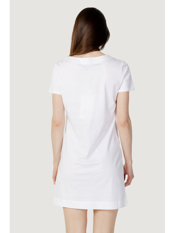 LOVE MOSCHINO LOVE MOSCHINO Vestito da giorno STAMPA LOGO Bianco To Fit