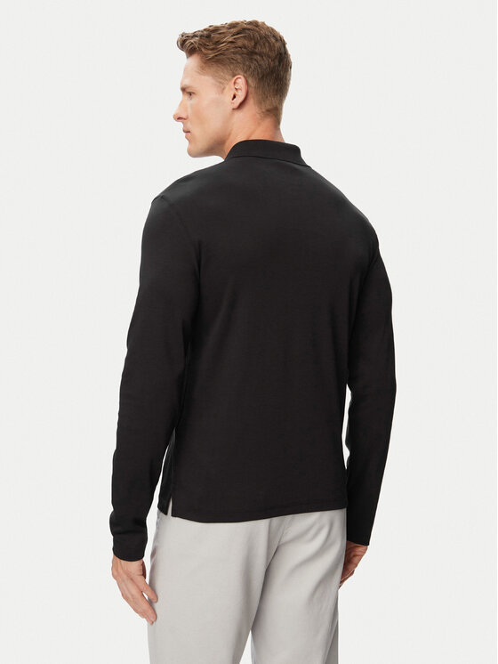 Calvin Klein Calvin Klein Polo Supima LV04LH240G Crna Slim Fit