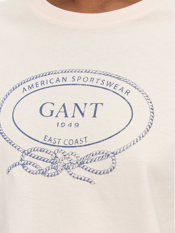 Gant Gant T-Shirt 4201440 Rosa Regular Fit