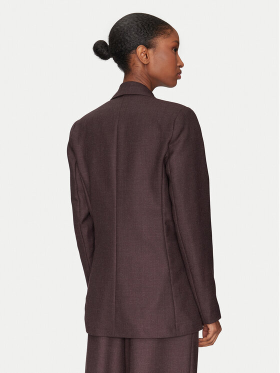 Haveone Haveone Giacca da abito JVI-M032 Bordeaux Regular Fit