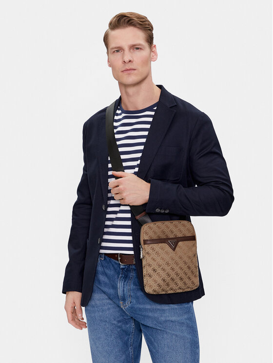 Guess Guess Плоска сумка HMVZLJ P4123 Бежевий