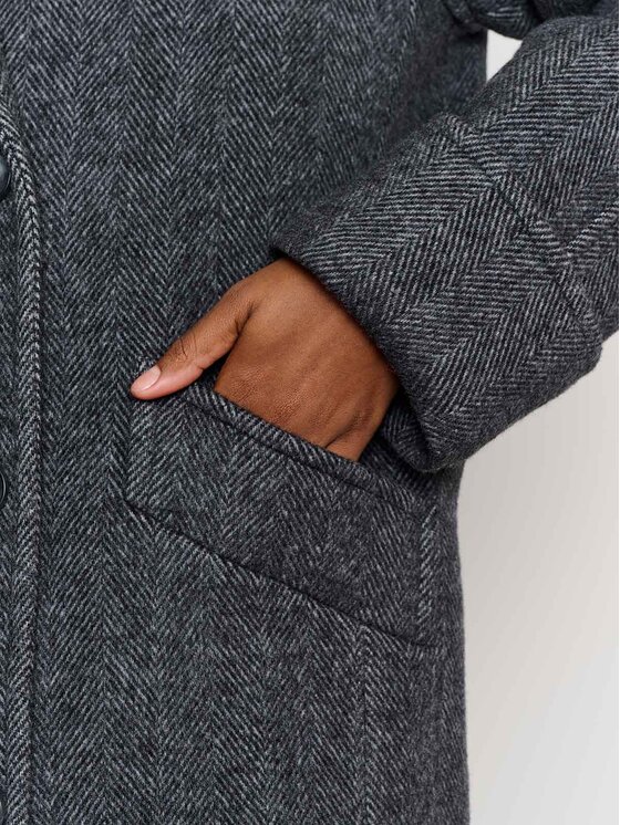 La Mania La Mania Kabát TREVOR 2 Šedá Classic Fit