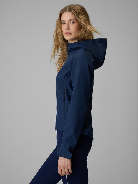 4F 4F Kurtka przejściowa SS MIDSHOP TEXTILE Granatowy Regular Fit