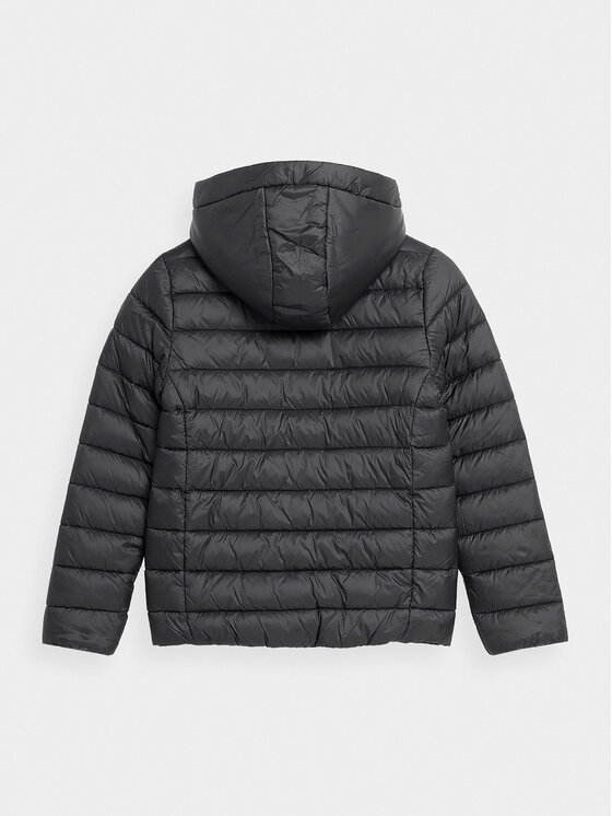 4F 4F Μπουφάν χειμωνιάτικο 4FJAW23TDJAF266 Μαύρο Regular Fit