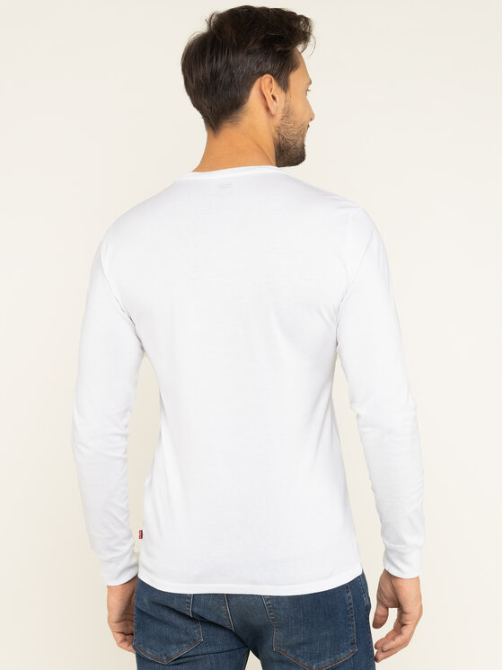 Longsleeve Graphic Tee 36015-0010 Bianco Regular