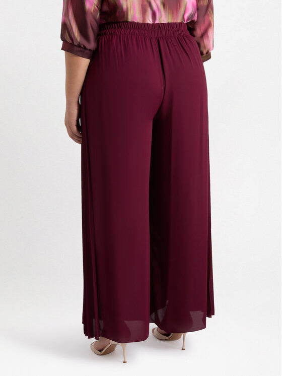 Fiorella Rubino Fiorella Rubino Pantaloni di tessuto P001T005060N036 Bordeaux Over Fit