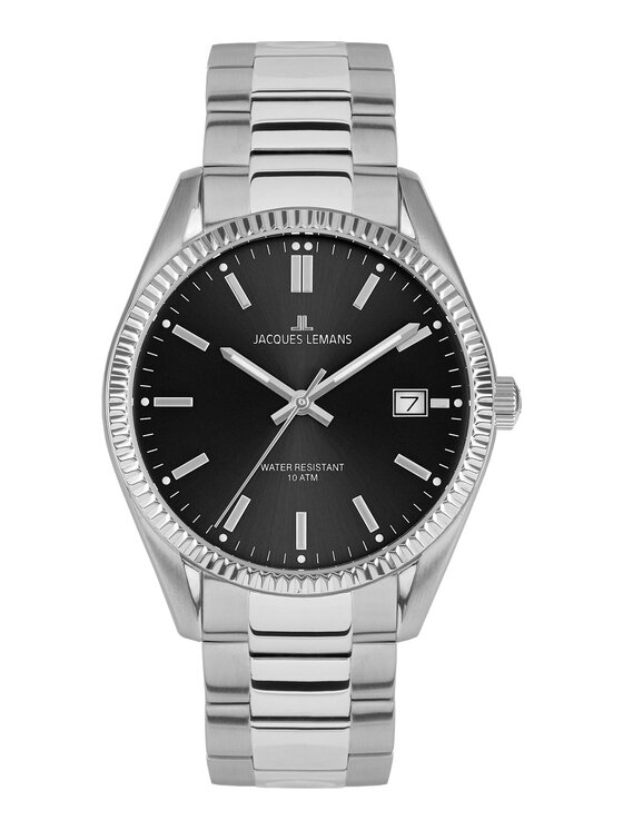 Jacques Lemans Jacques Lemans Zegarek 50-3A Srebrny