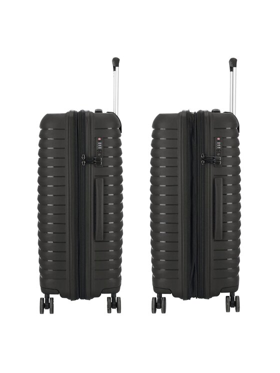 D&N D&N Komplet walizek 310006 Czarny