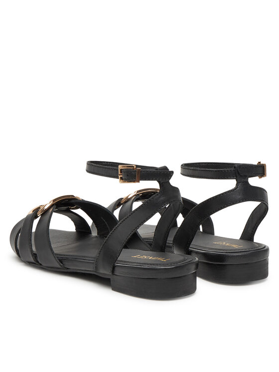 TWINSET TWINSET Σανδάλια Ciabatta 251GCJ04A Μαύρο