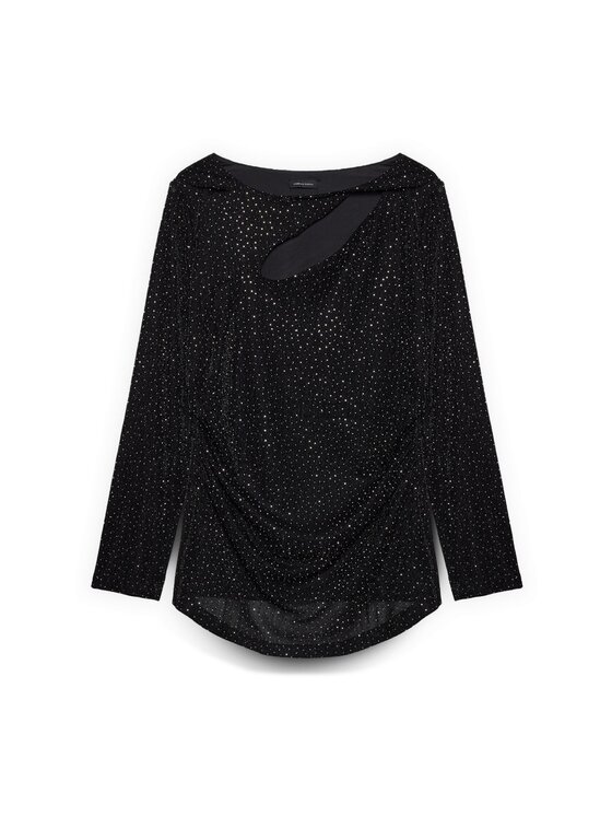 Fiorella Rubino Fiorella Rubino T-shirt G01RL008821N033 Nero Slim Fit