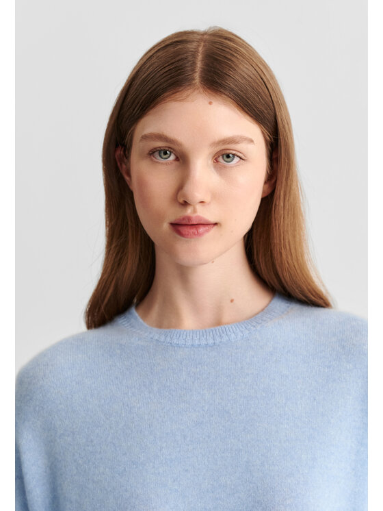 TATUUM TATUUM Sweter NORA Niebieski Classic Fit