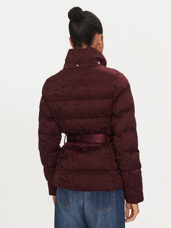 Elisabetta Franchi Elisabetta Franchi Puhovka PI-70D-46E2-V640 Bordo rdeča Regular Fit