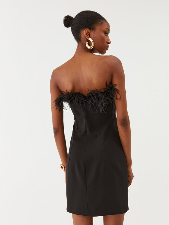 Patrizia Pepe Patrizia Pepe Коктейлна рокля 8A1227/A6F5-K103 Черен Slim Fit