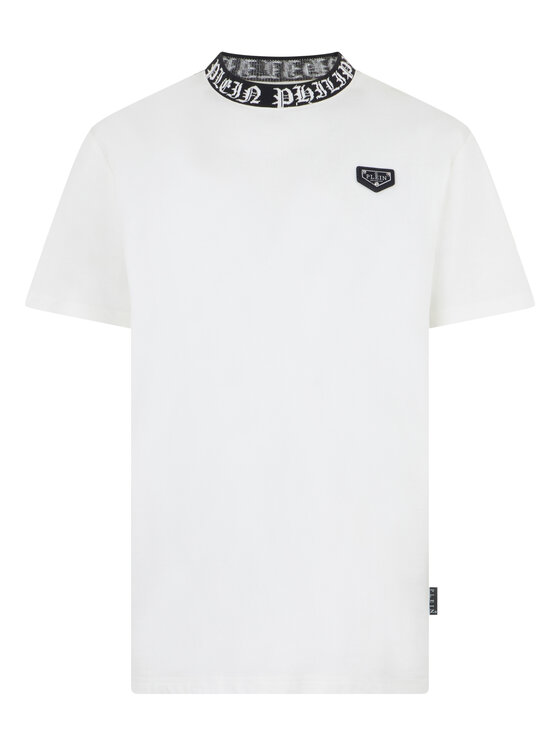 PHILIPP PLEIN PHILIPP PLEIN T-Shirt 31654 Bílá Regular Fit