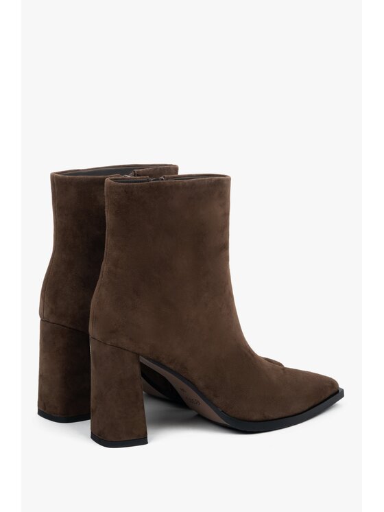 Estro Estro Μποτάκια ER00118795 Καφέ