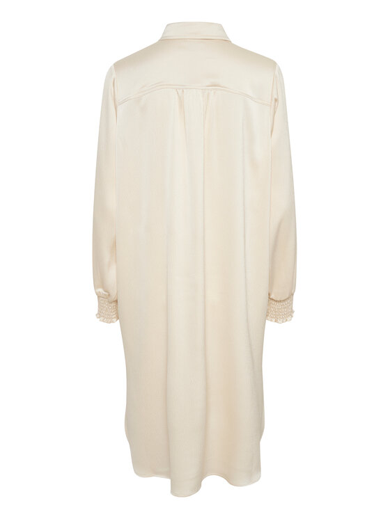 Kaffe Kaffe Krekla kleita Ilse 10506937 Écru Relaxed Fit