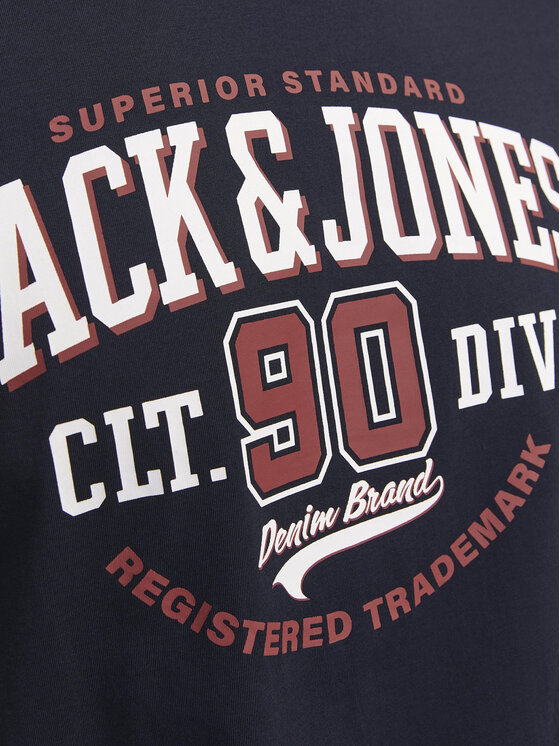 Jack&Jones Jack&Jones T-shirt Logo 12254862 Tamnoplava Standard Fit