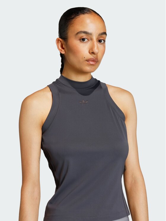 adidas adidas Top tank Czarny Slim Fit