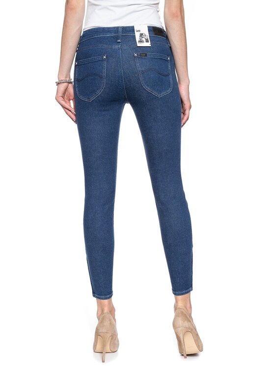 Lee Lee Jeansy SCARLETT Niebieski Skinny Fit