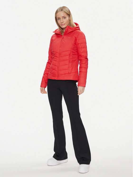 4F 4F Outdoor jakna 4FAW23TDJAF279 Crvena Slim Fit