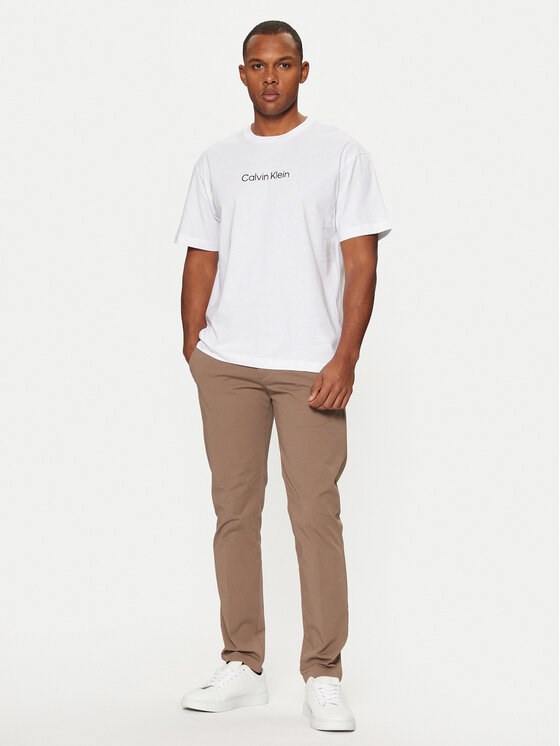 Calvin Klein Calvin Klein Póló Hero K10K111346 Fehér Regular Fit