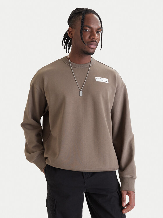 G-Star Raw Hanorac HB Badge D28660-E209 Verde Relaxed Fit