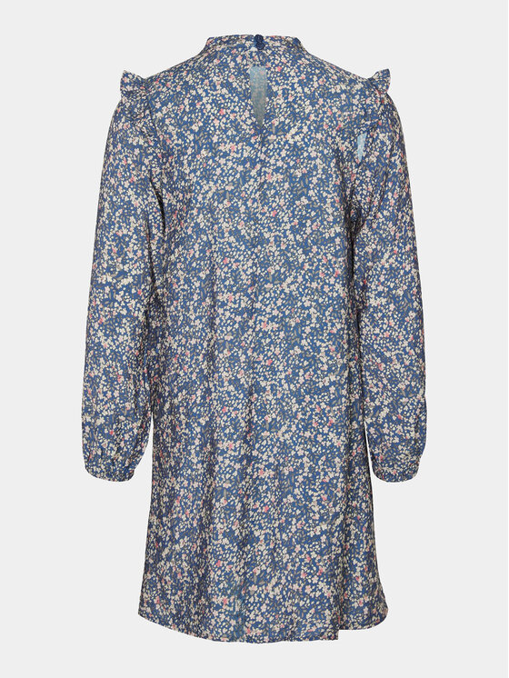 Vero Moda Girl Vero Moda Girl Vsakodnevna obleka Iris 10301871 Modra Regular Fit