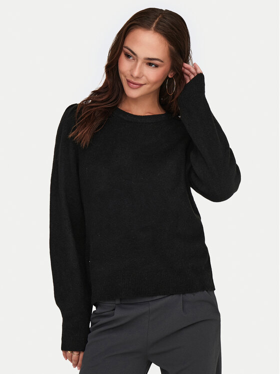 JDY JDY Пуловер Elanora 15328345 Черен Regular Fit